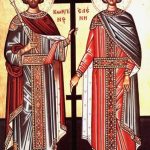 Sfintii imparati Constantin si Elena - icoana